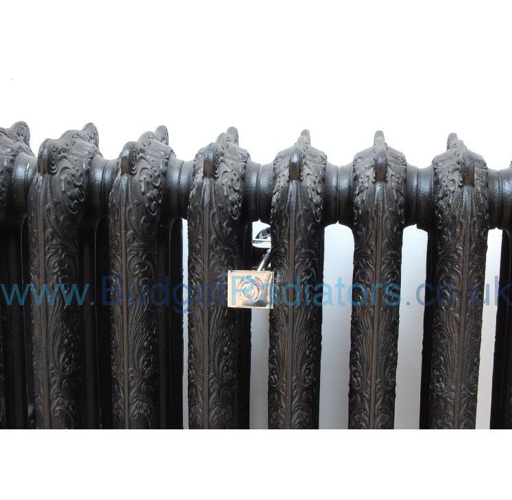 Cast Iron Radiator Luxury Wall Stay - Chrome